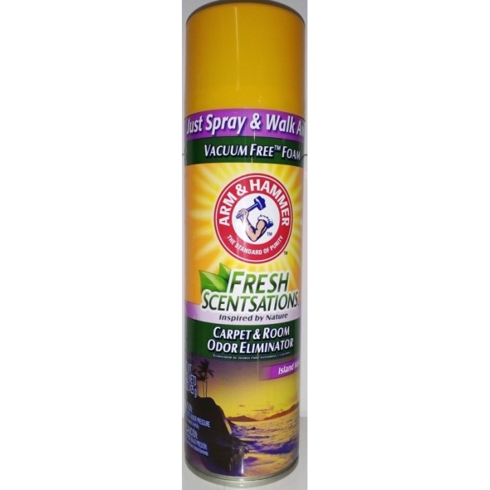 Arm&Hammer (Арм Хаммер) MAX ODOR ELIMINATOR VACUUM FREE FOAM дезодорант для ковров и мягкой мебели (пена), 425г